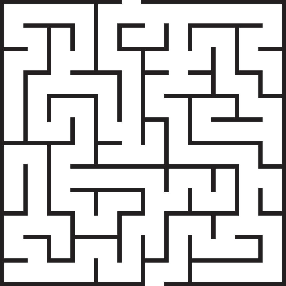 Kids riddle maze puzzle vector