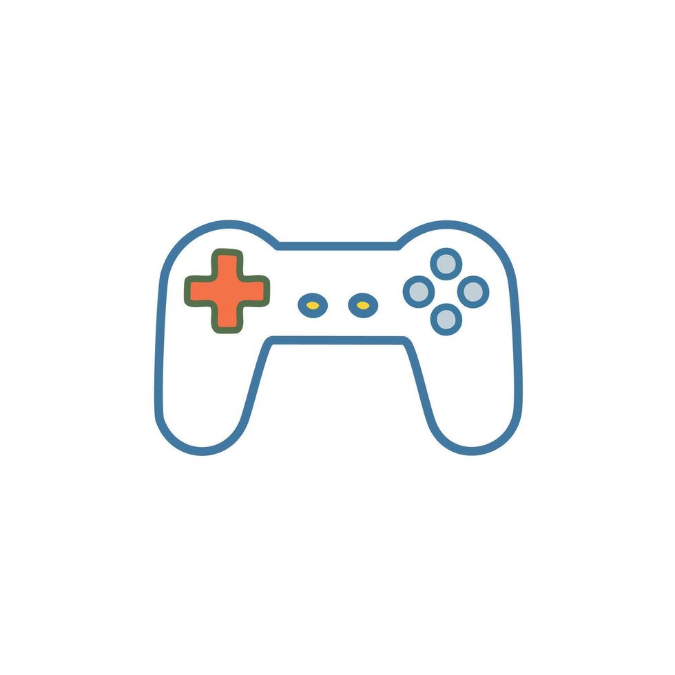 icon of joystick vector