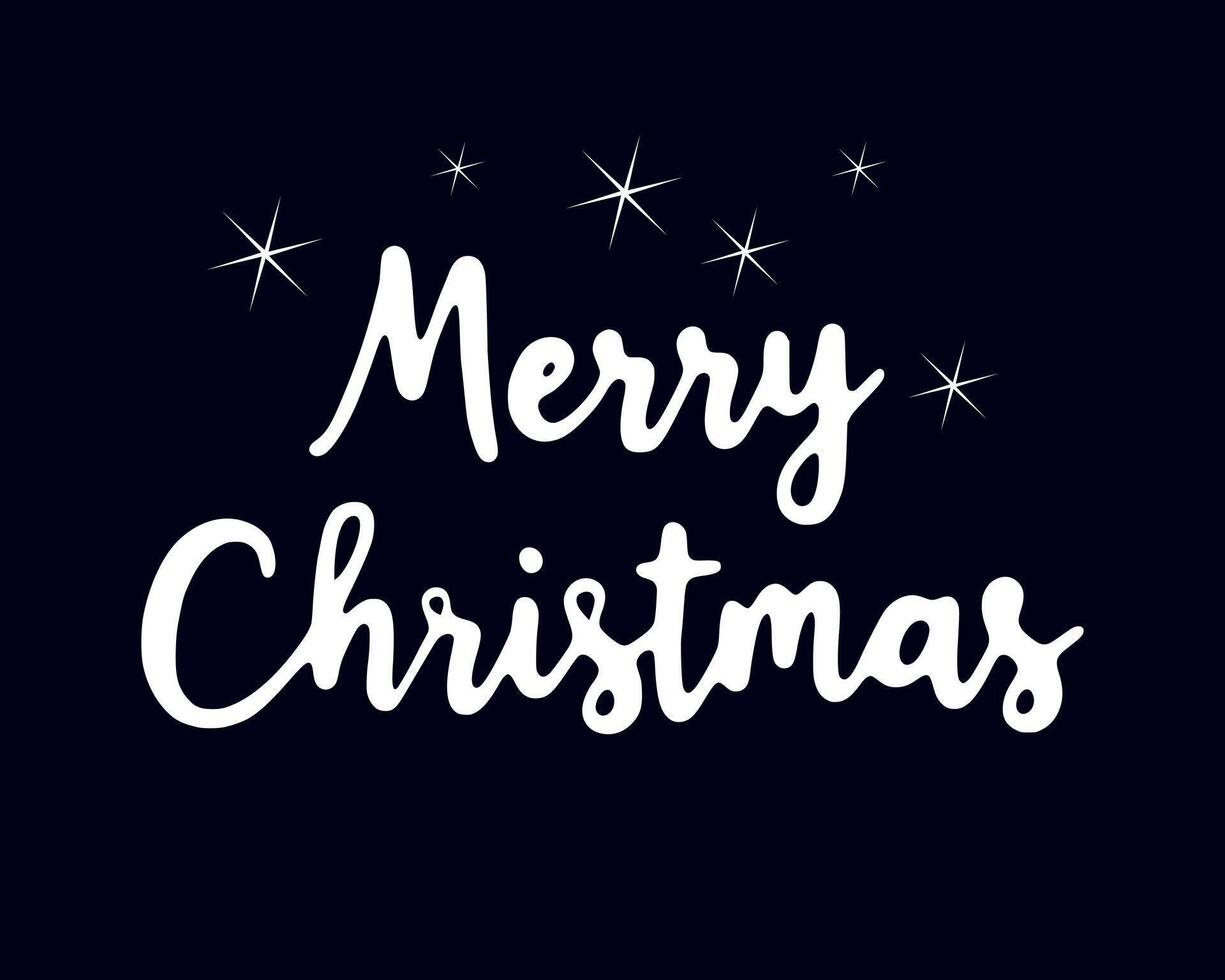 Elegant Merry Christmas Typography for Holiday Designs Perfect Xmas Lettering Art vector