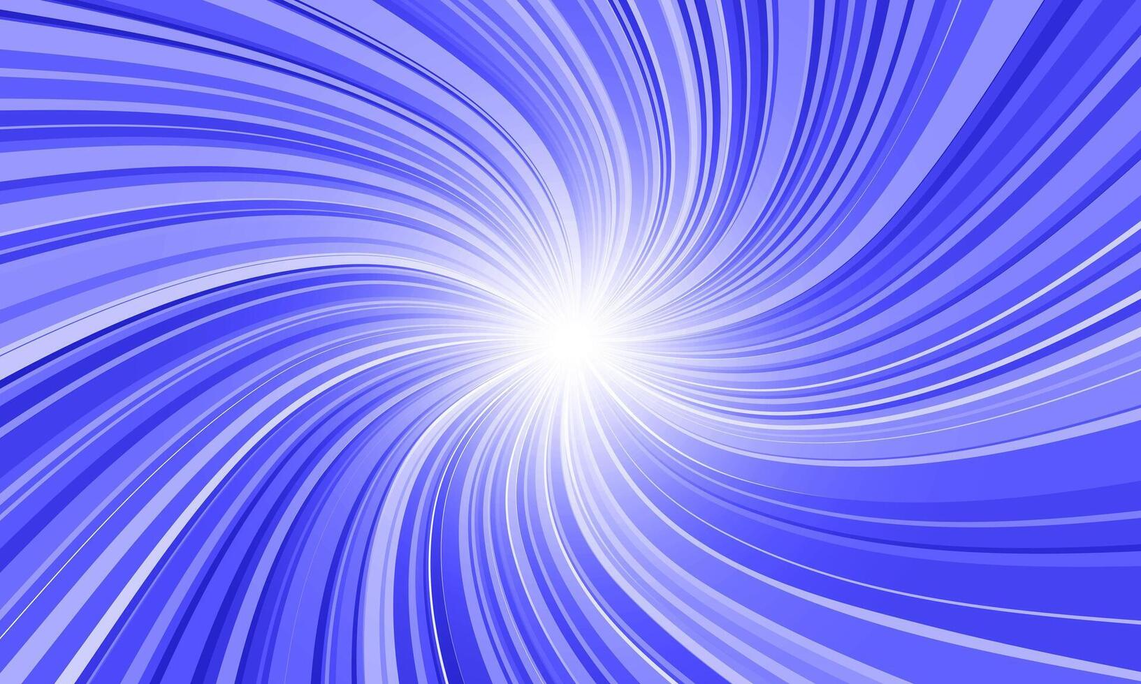 Swirling radial blue background. Vortex bright soft rays background. vector