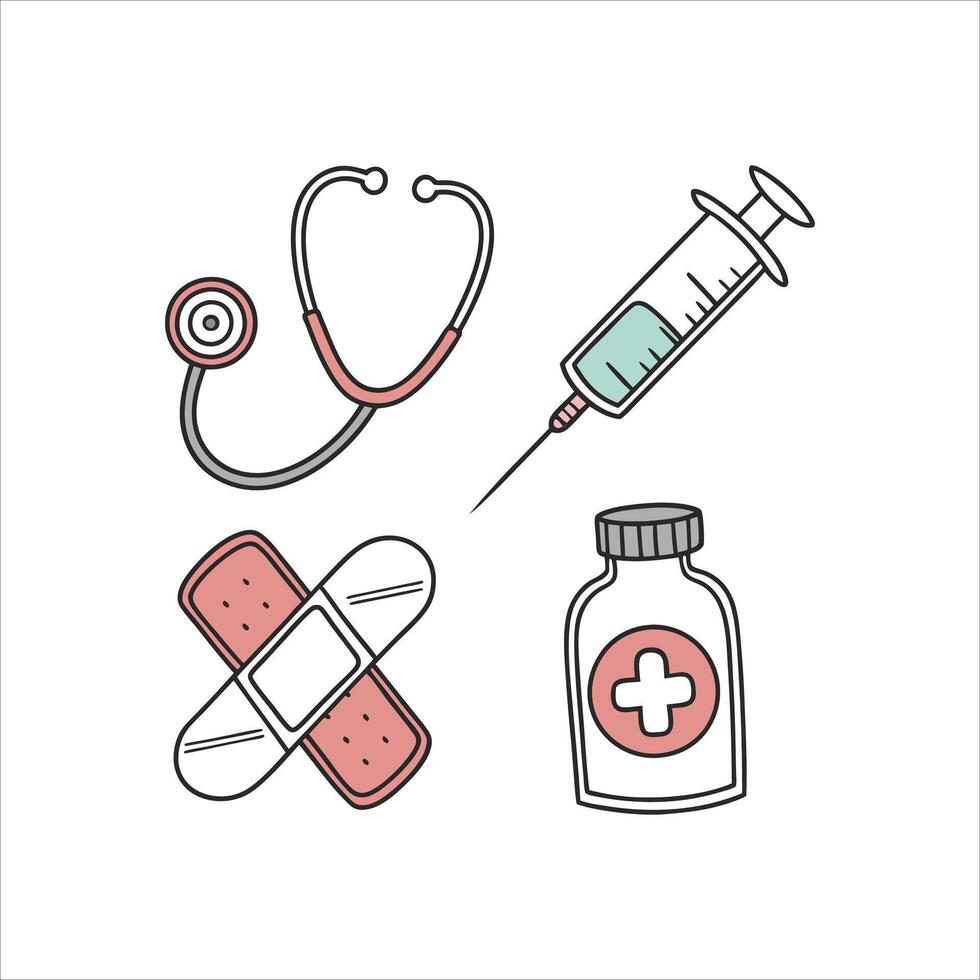 Medical icons collection vector