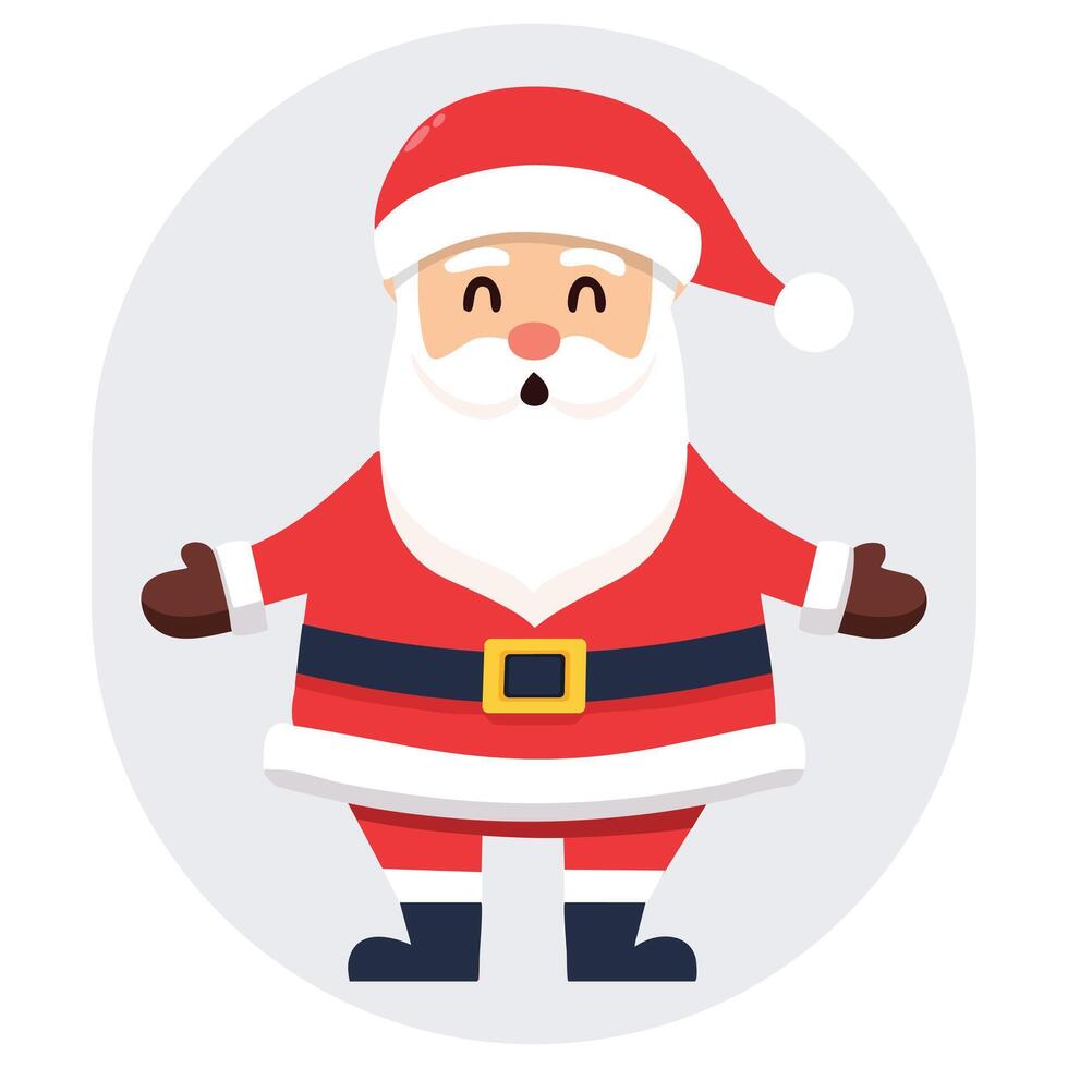 Santaclaus character design vector
