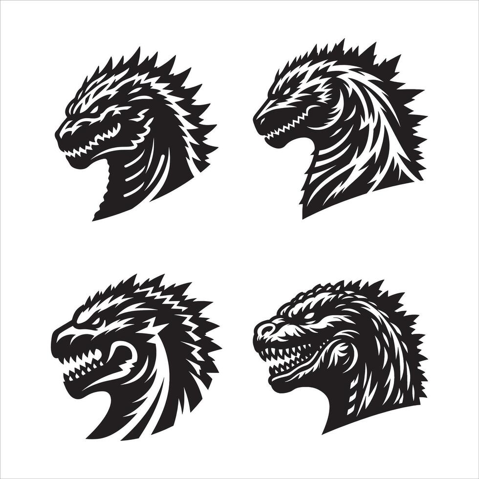 Free Godzilla Illustration vector