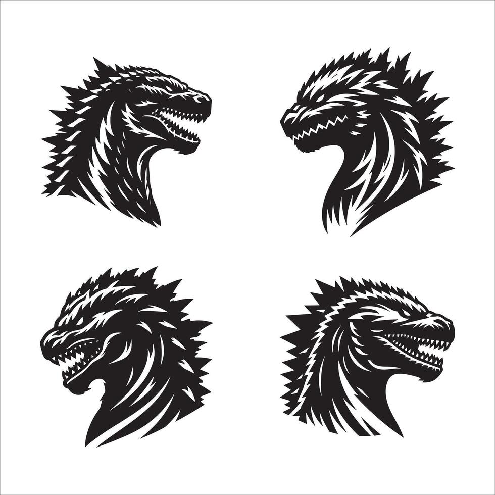 Allosaurus dinosaur illustration isolated on white background vector