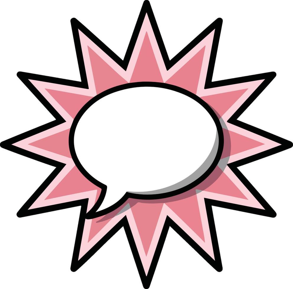 Abstract Speech Bubbles for Cartoon Text Elements vector