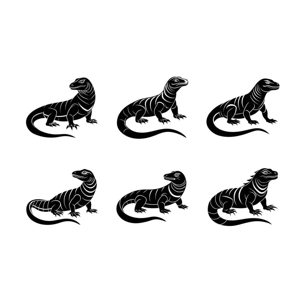 Komodo Dragon Graphic Design File vector