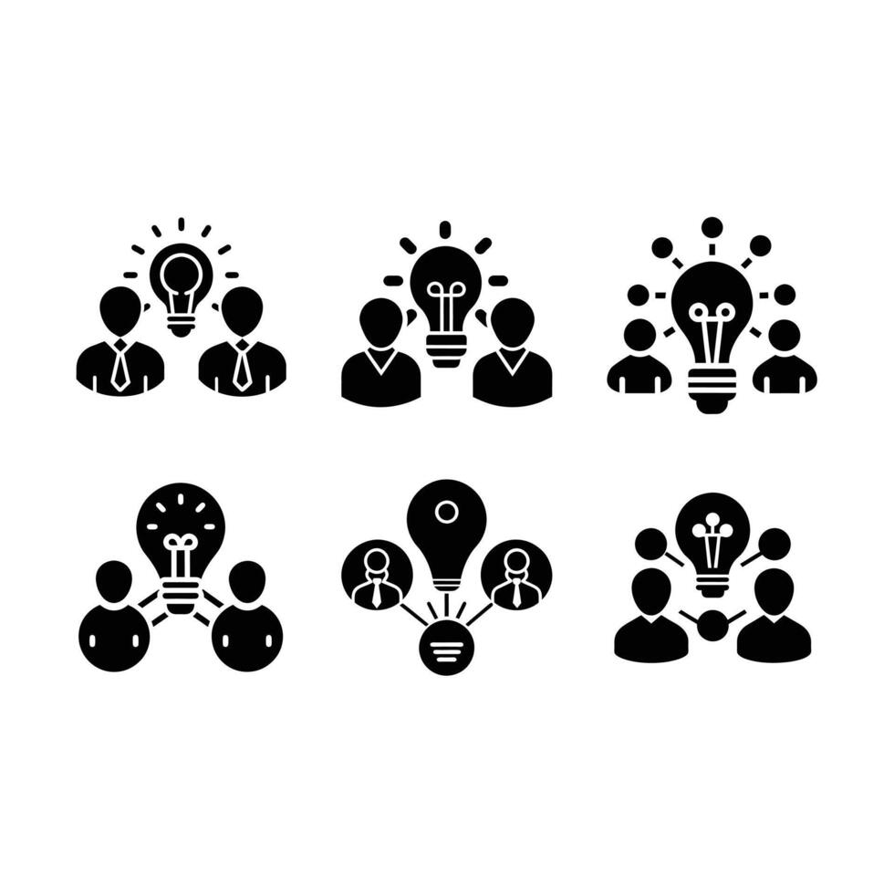 Creative Idea Sharing Icon Graphic Design - Illustration vector