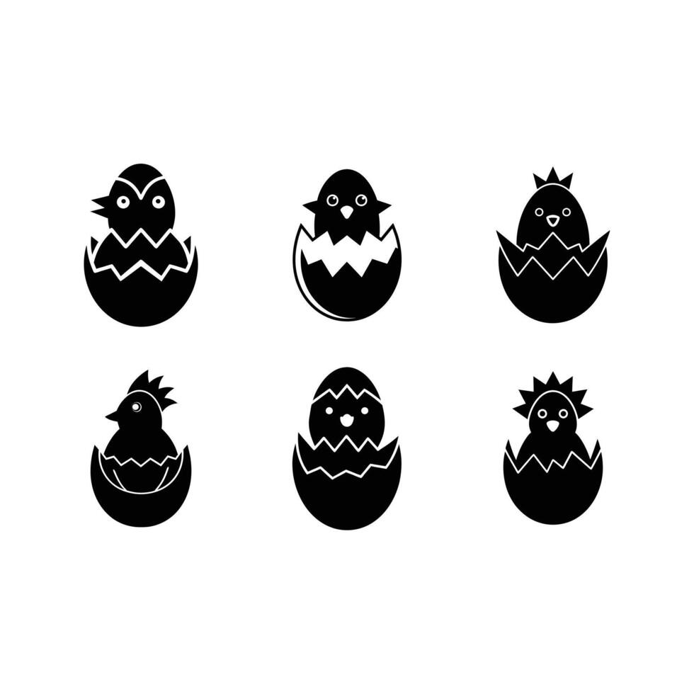 Chick Hatching Icon - Adorable Graphic for Creative Designs vector