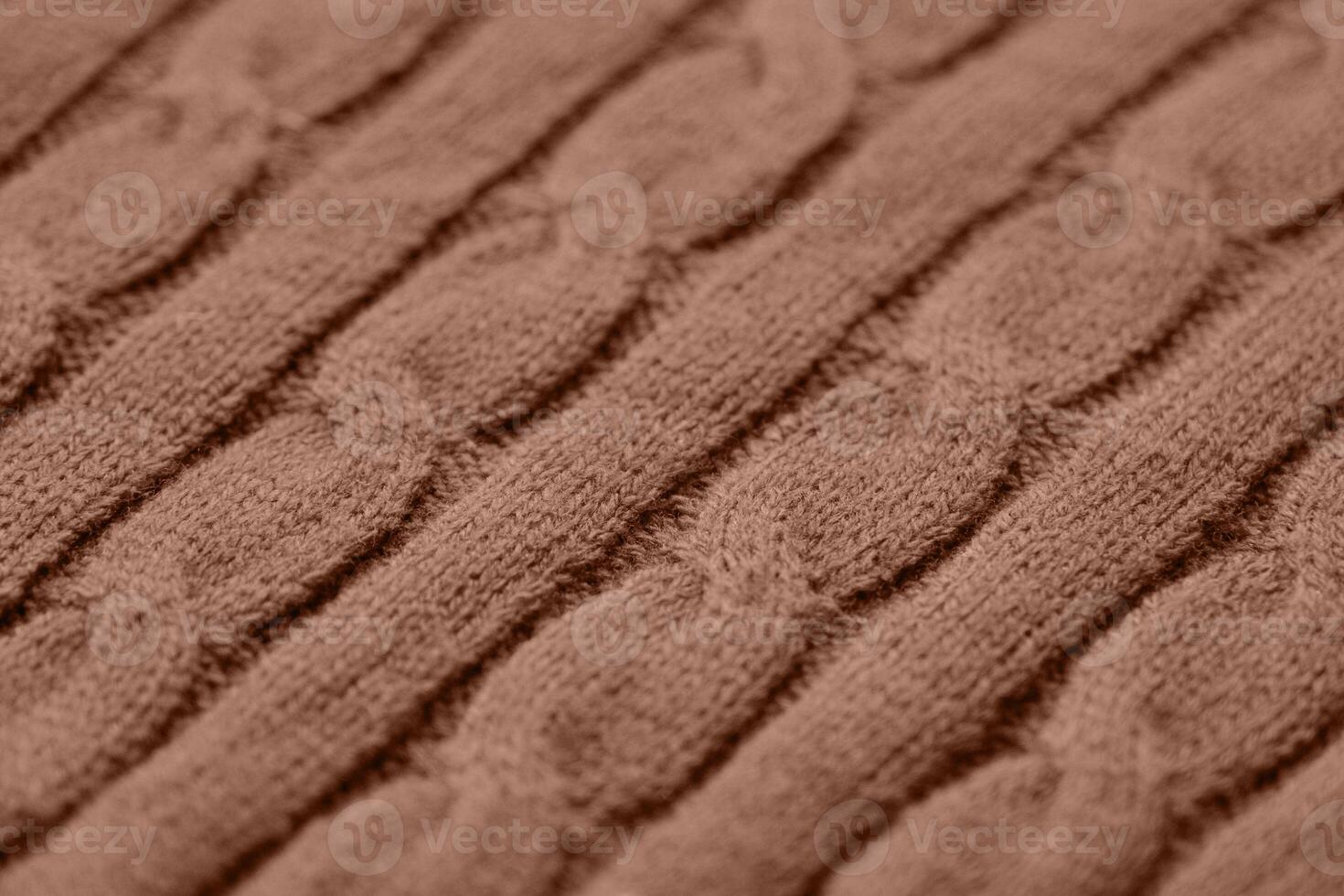 Mocha Mousse - color of the year 2025. texture of autumn warm sweater photo