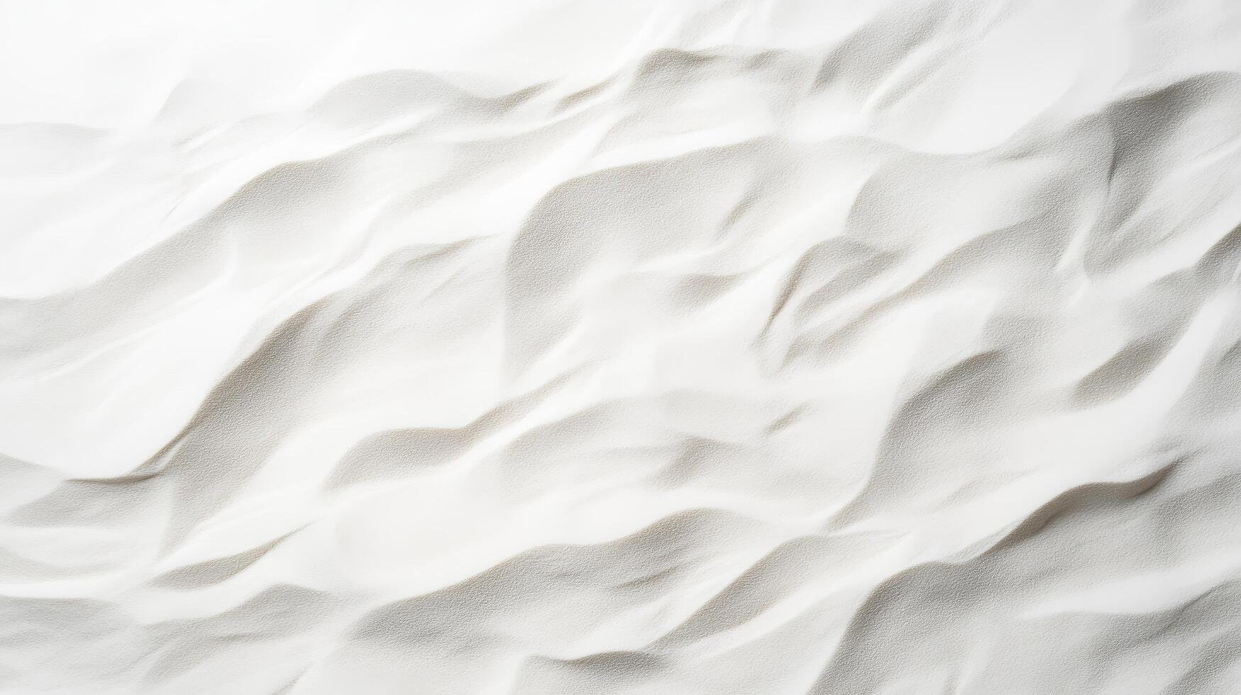 minimalistic white sand texture with soft, flowing patterns photo