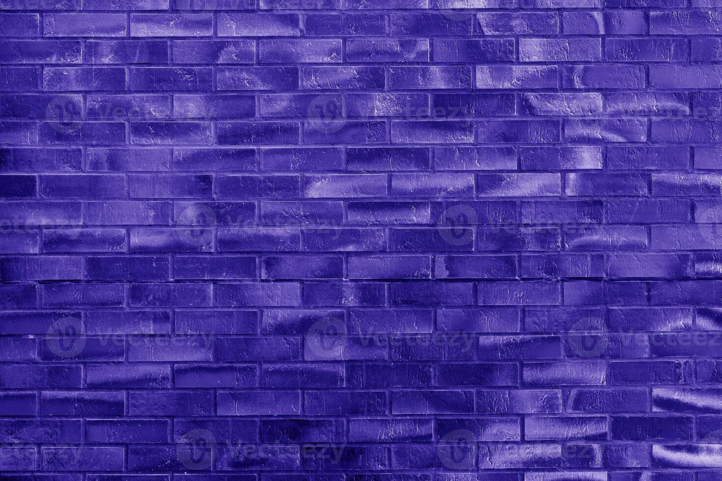 The background of the old violet brick wall for design interior and various scenes or as a background for interviews. photo