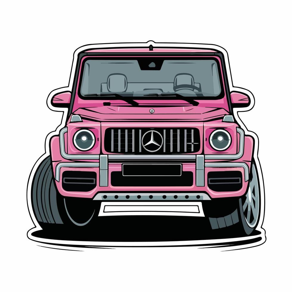 Three-Dimensional Car Design Pack illustration sticker vector