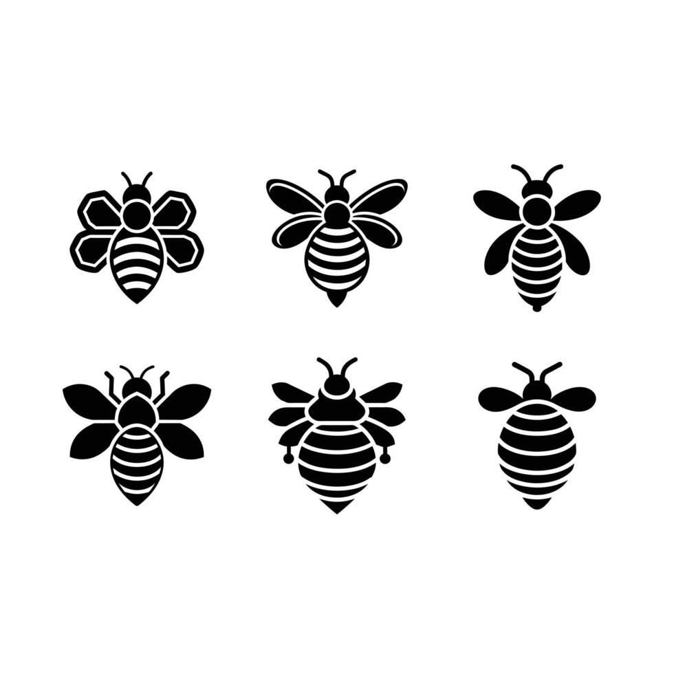 Golden Honey Icon - and Linocut Silhouette Design vector