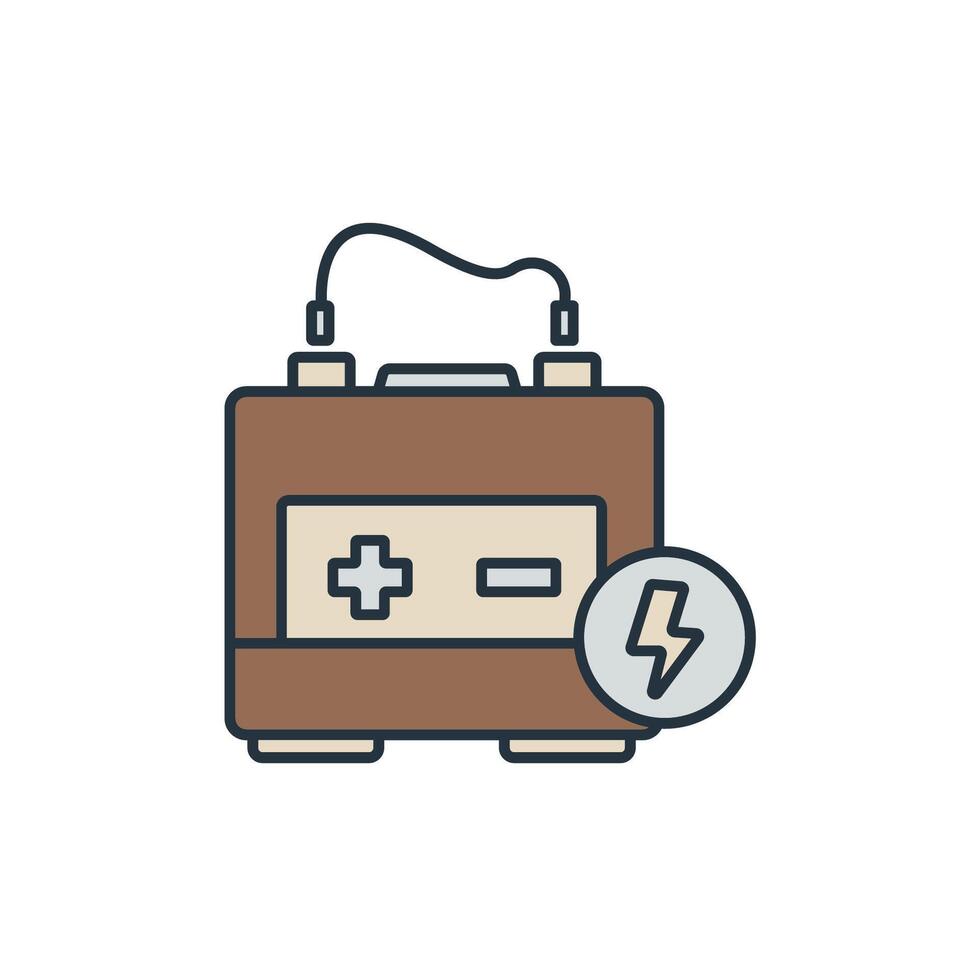battery icons symbol elements for infographic web vector