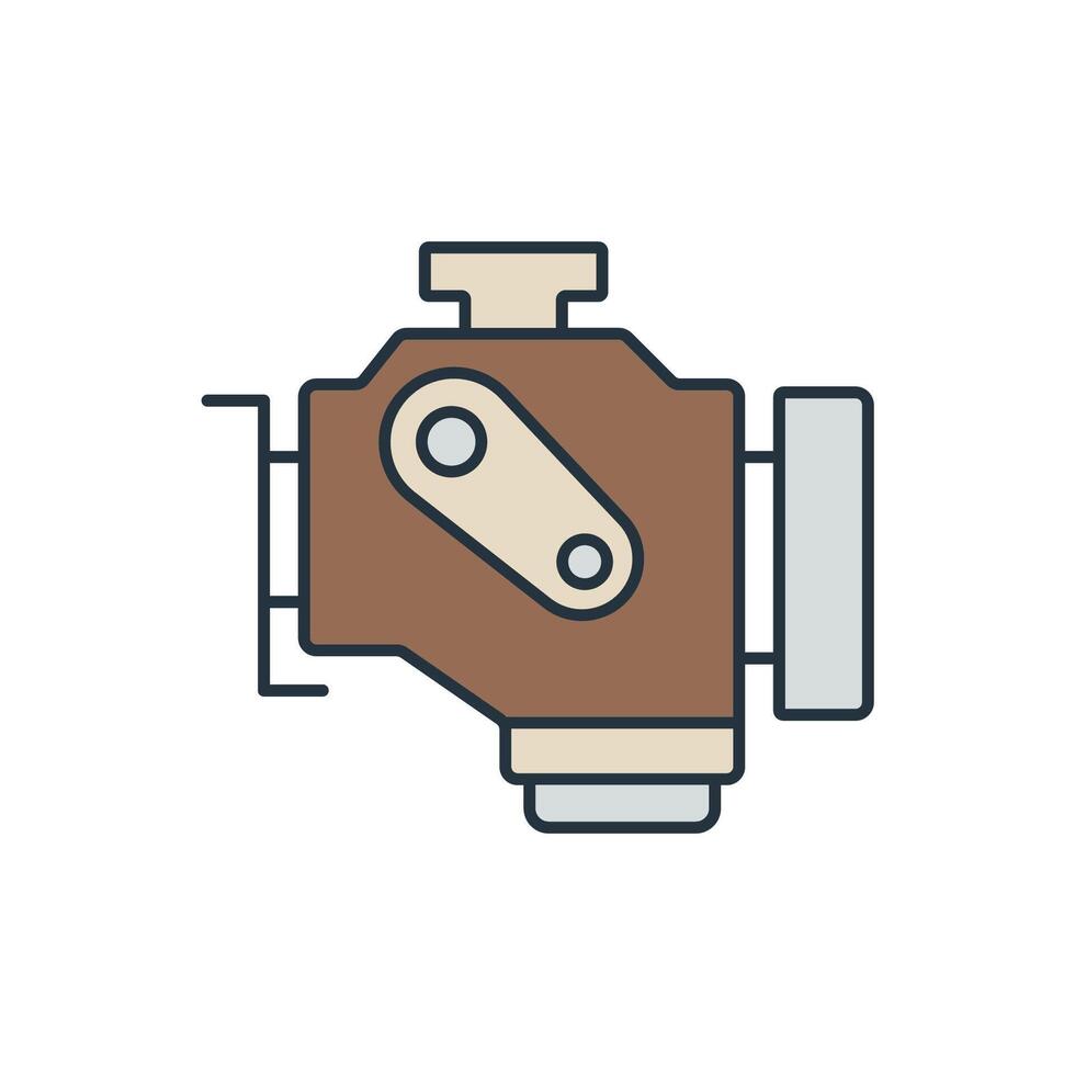 engine warning icons symbol elements for infographic web vector
