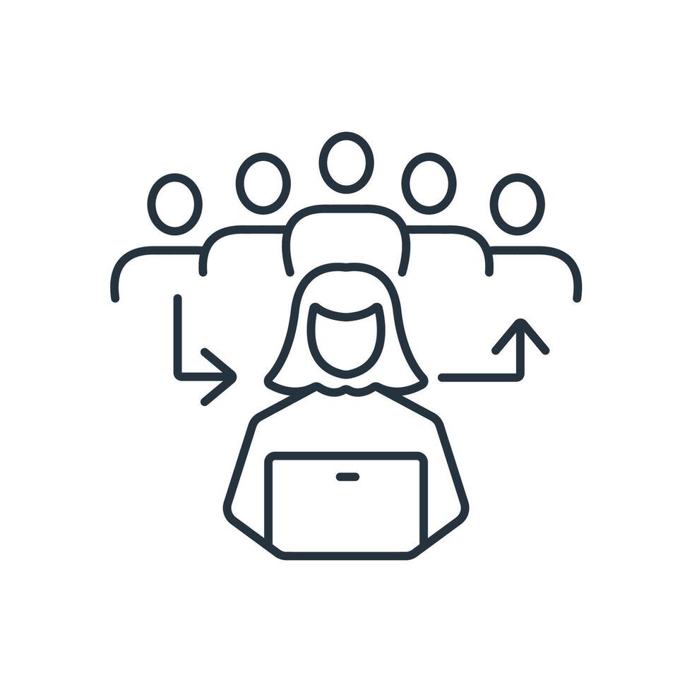 community connection icons symbol elements for infographic web vector