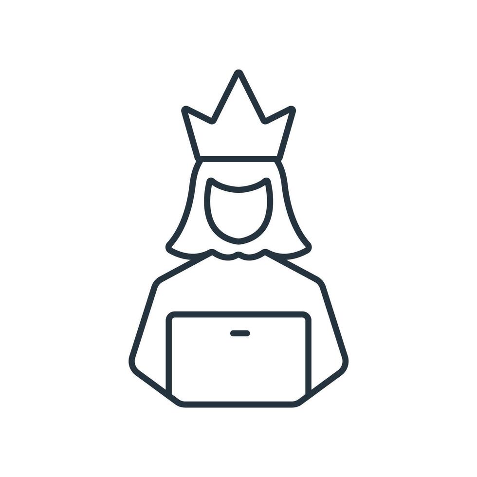 Influencer icons symbol elements for infographic web vector