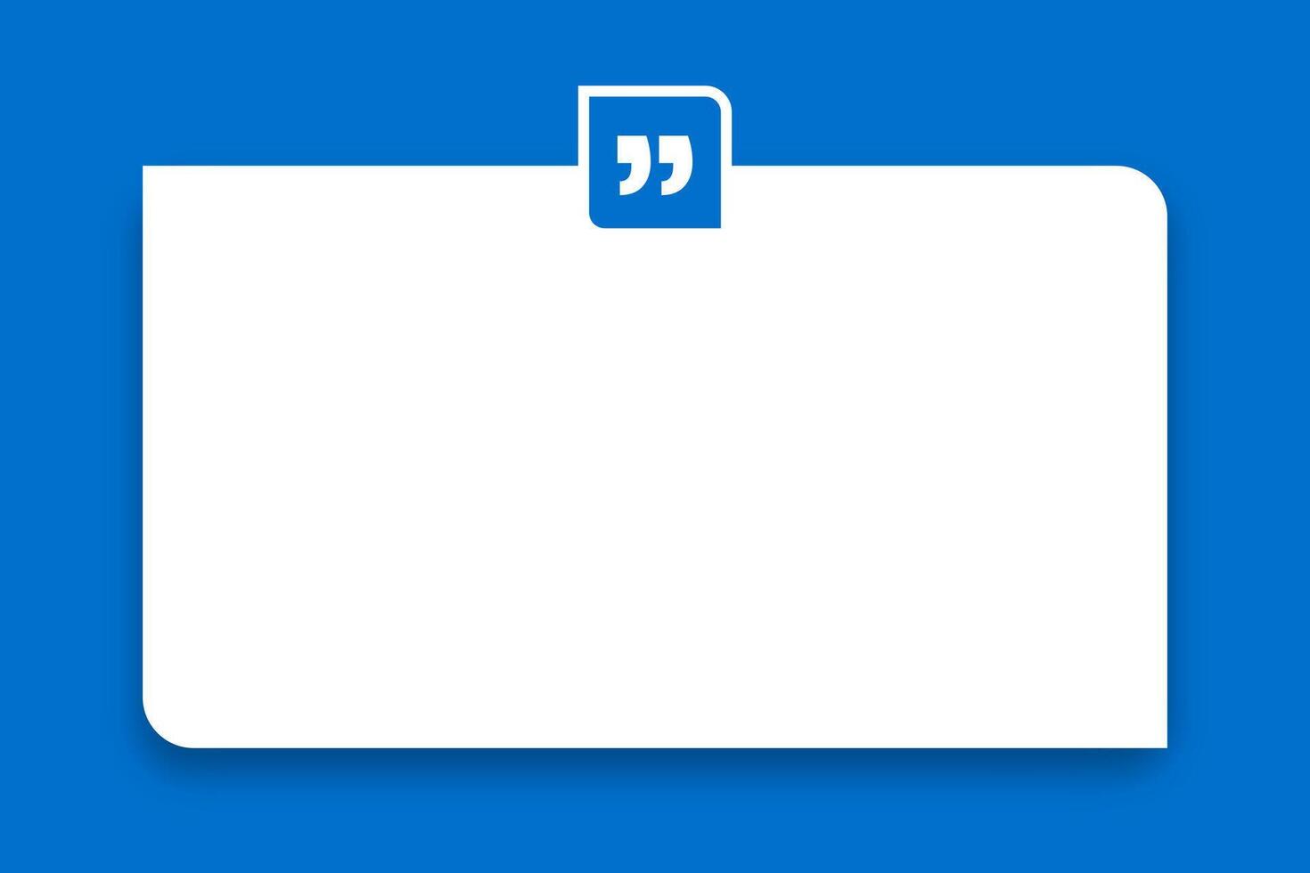 Quote bubble banner. Quote template design. Quote bubbles and text box vector
