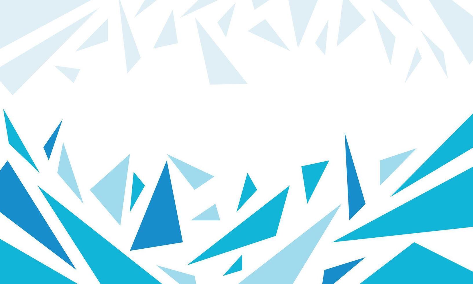 Abstract blue irregular triangle pattern geometric background vector