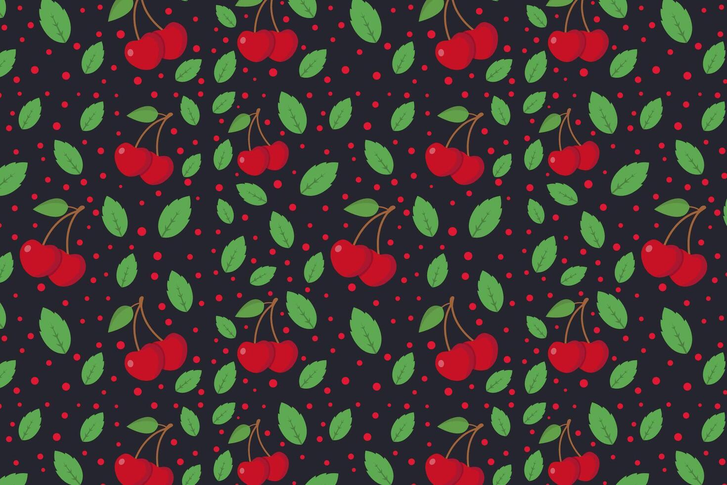 Illustrated cyclamen pattern vector