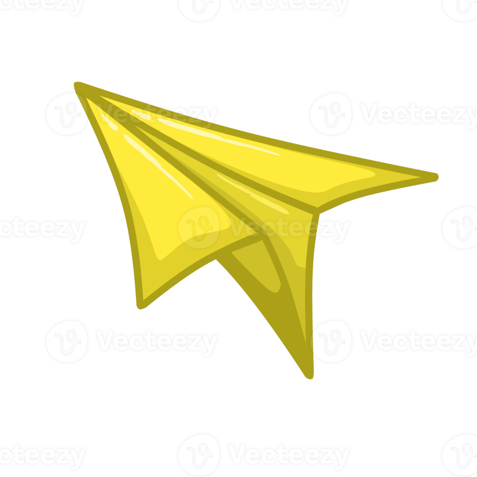 illustration of a paper plane isolated png