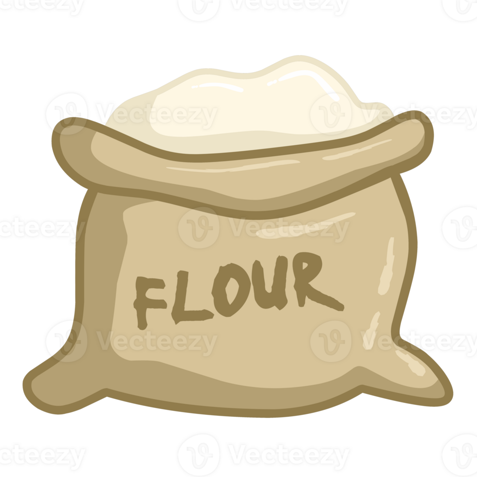 illustration of flour isolated png