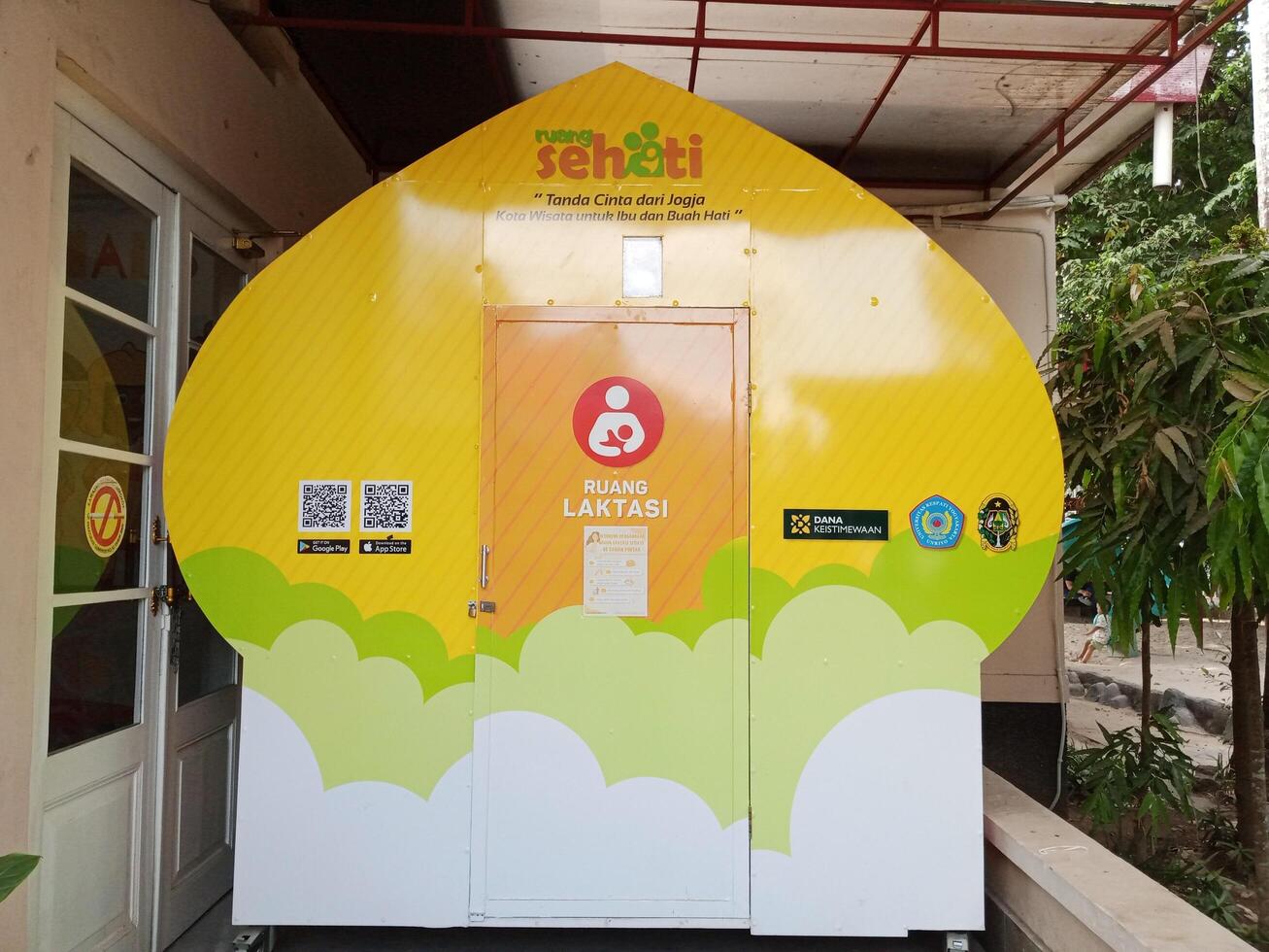Yogyakarta - Indonesia, July 30, 2024. lactation room, lactorium, Nursery room. Breastfeeding room at Yogyakarta Smart Park photo