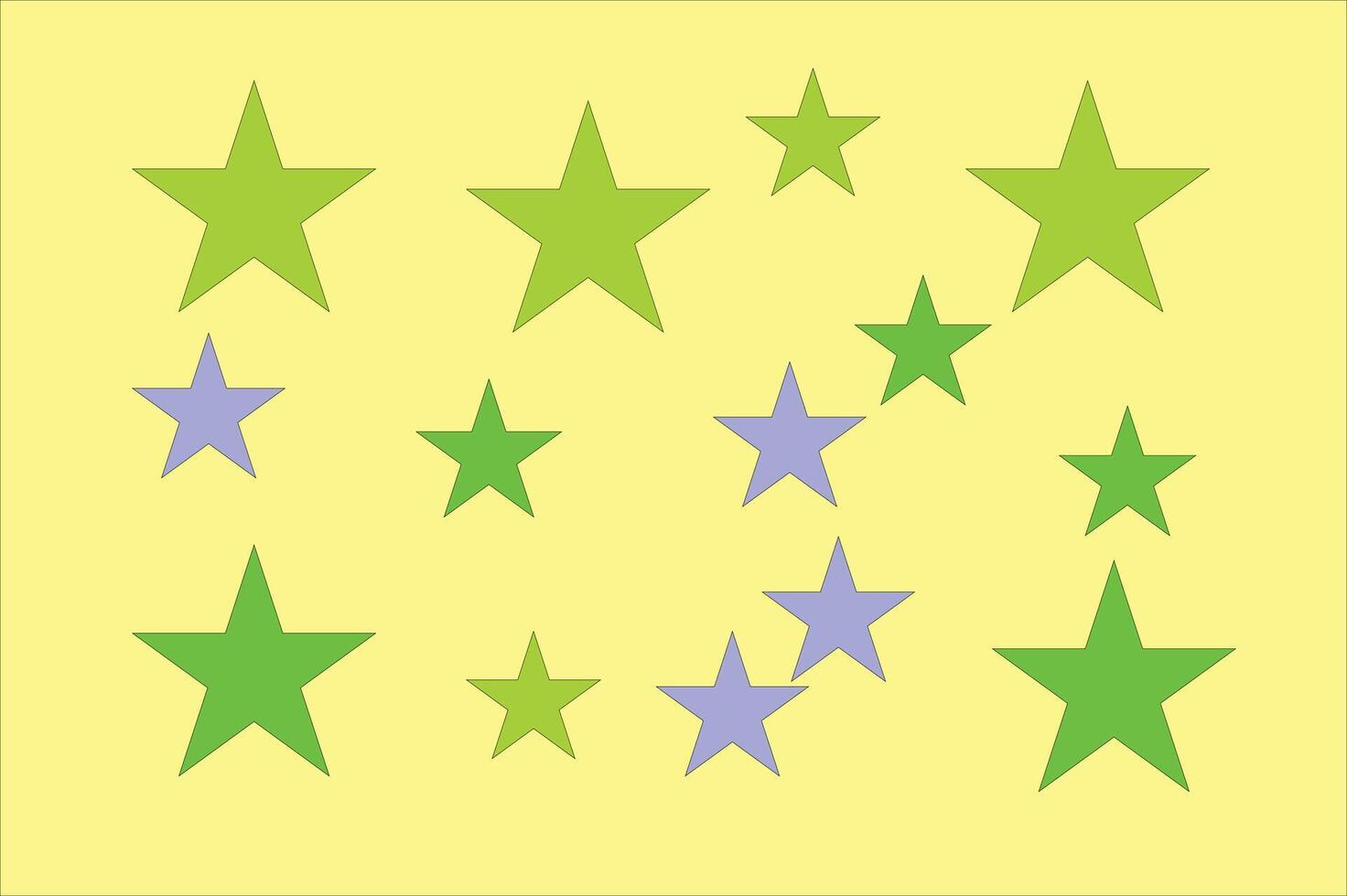 Repetitive Star Shape Background Design Illustration vector