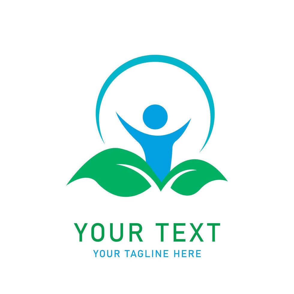 Agriculture Or Environment Sustainable Logo Design Concept Company vector