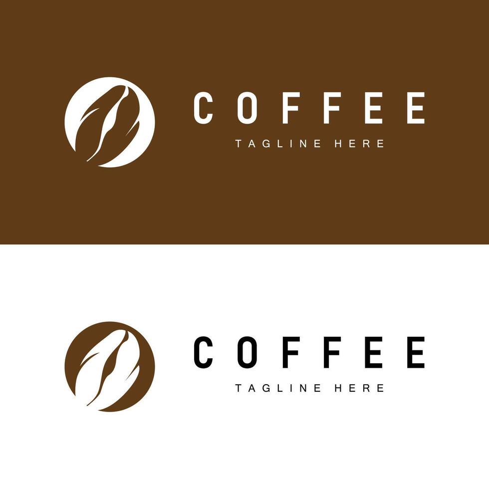 Coffee Shop Logo Design Simple Minimalist Drink Illustration Symbol Icon vector