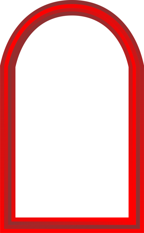 Red door arc curve png