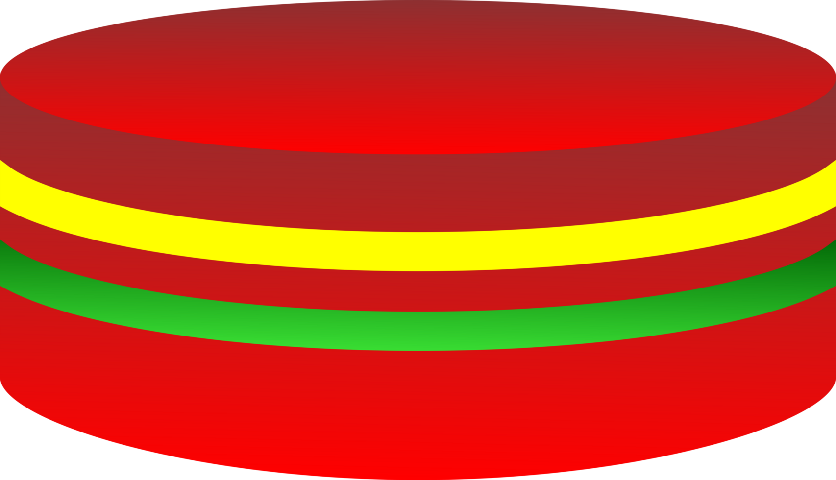 Red podium and green and yellow color png