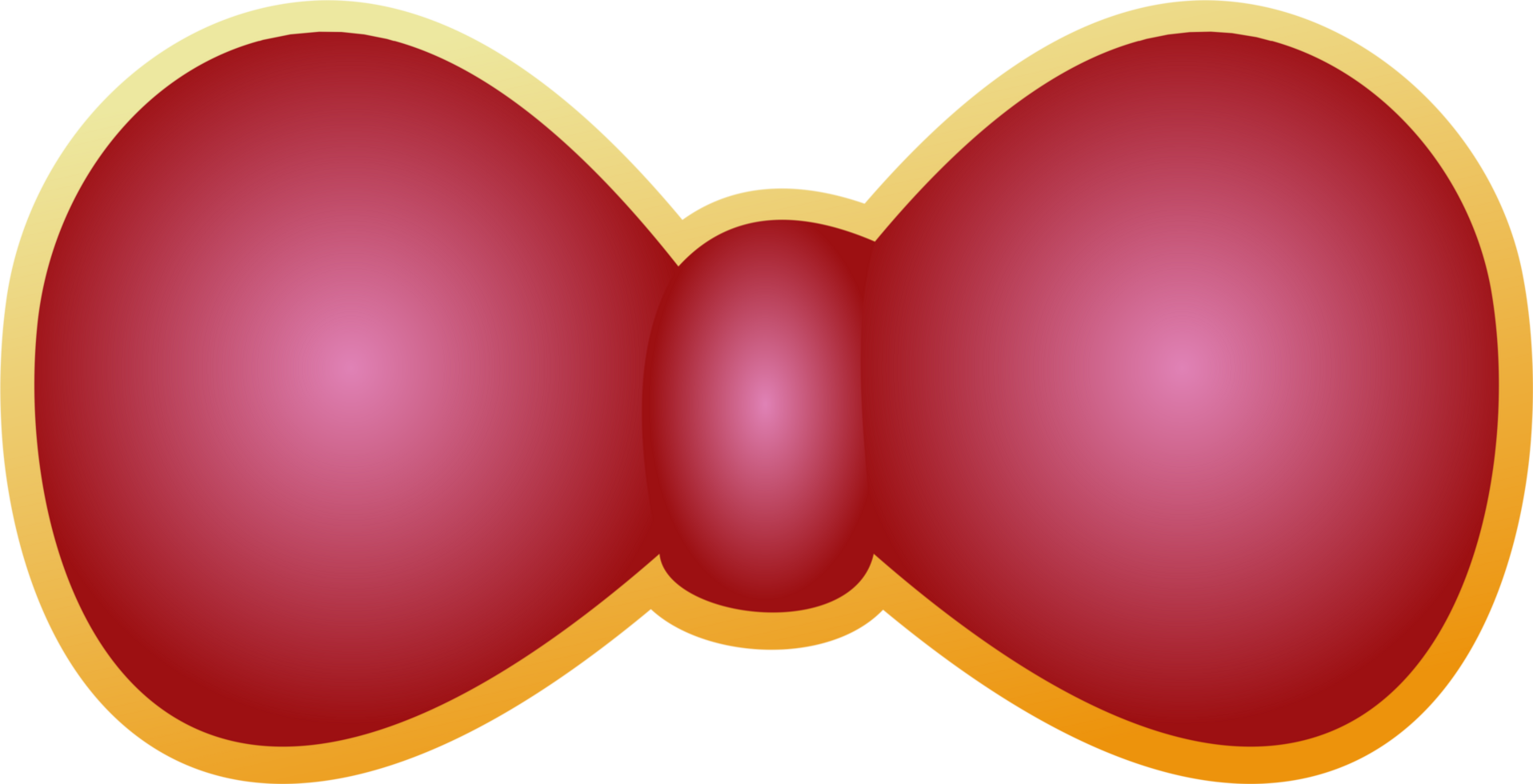 Red bow of Christmas png