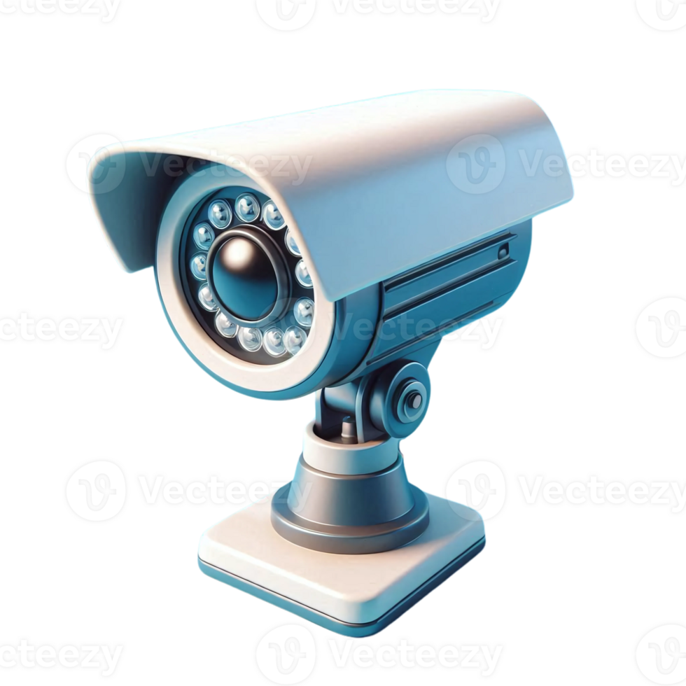 3D Model of a Security Surveillance Camera png
