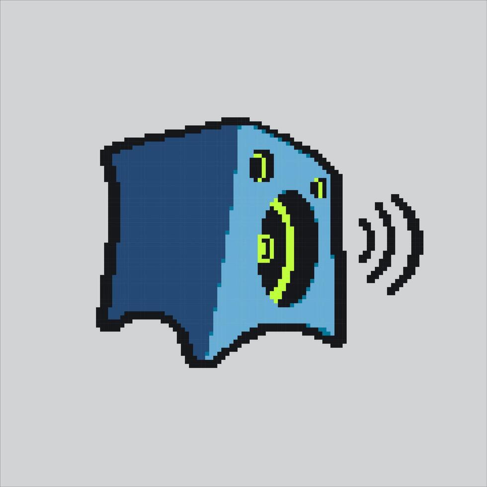 Pixel art illustration Hip Hop Sound System. Pixelated Hip Hop Stereo. Hip Hop Sound System Stereo icon pixelated for the pixel game and icon for website and game. old school retro. vector