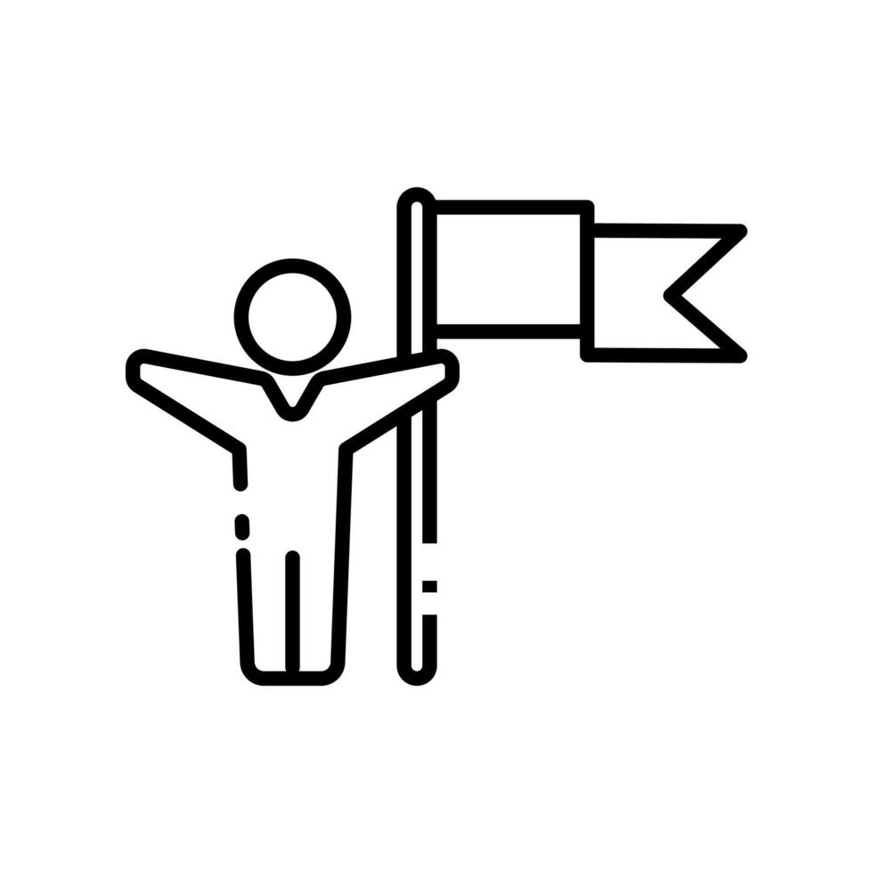 flag pin location vector