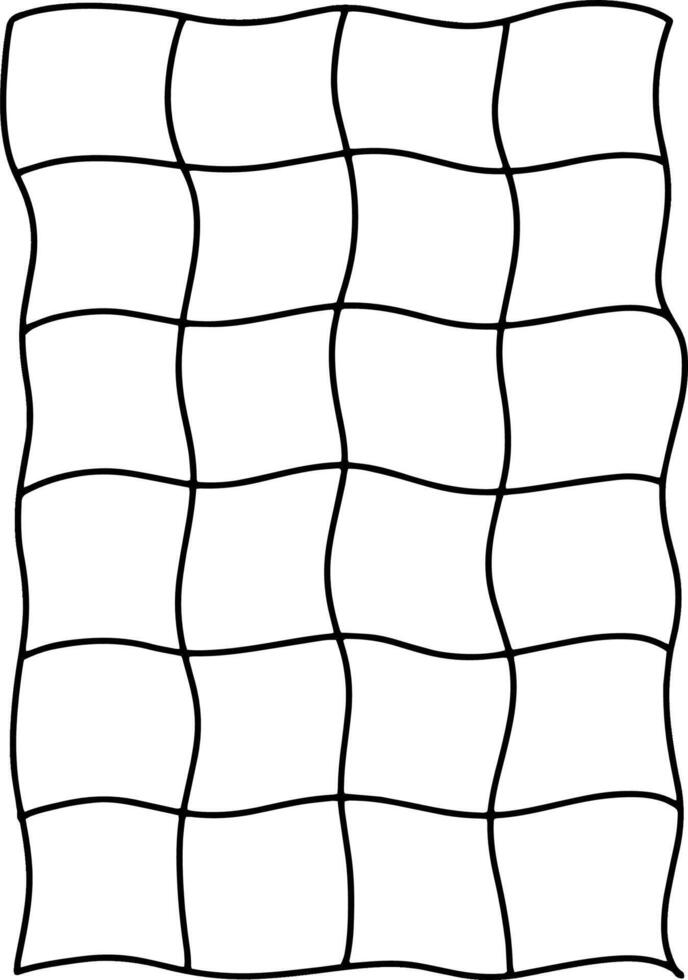 Hand-Drawn Grid Paper for Stationery and Design Graphics vector