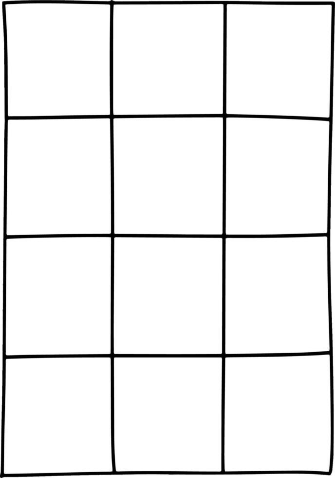 Simple Grid Paper Decor for Design and Stationery Themes vector