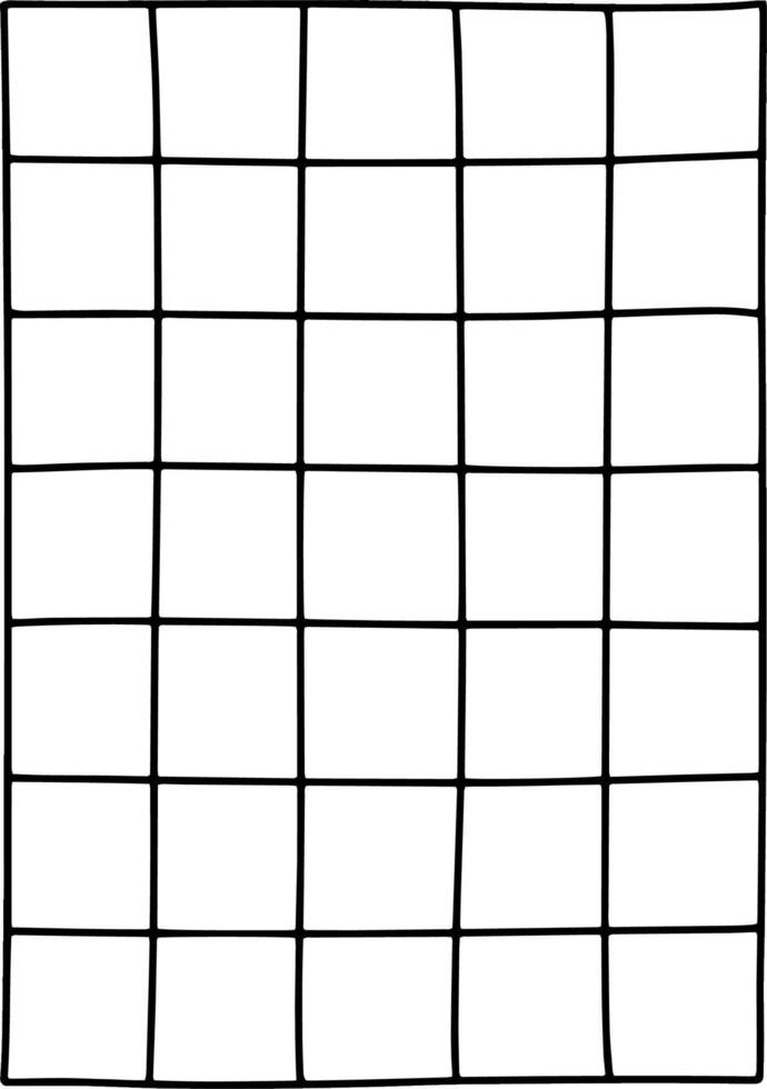 Hand-Drawn Grid Paper Elements for Design and Stationery Art vector