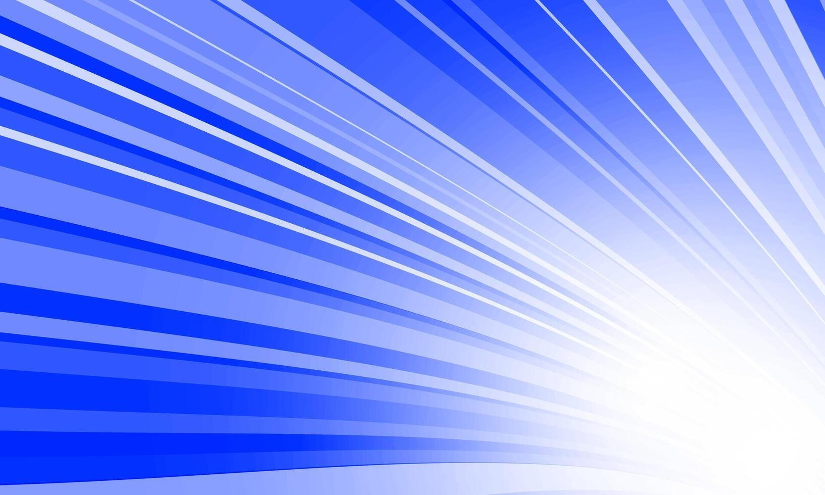 Abstract blue radial stripes background. bright rays. smooth shiny light. sun burst. vector