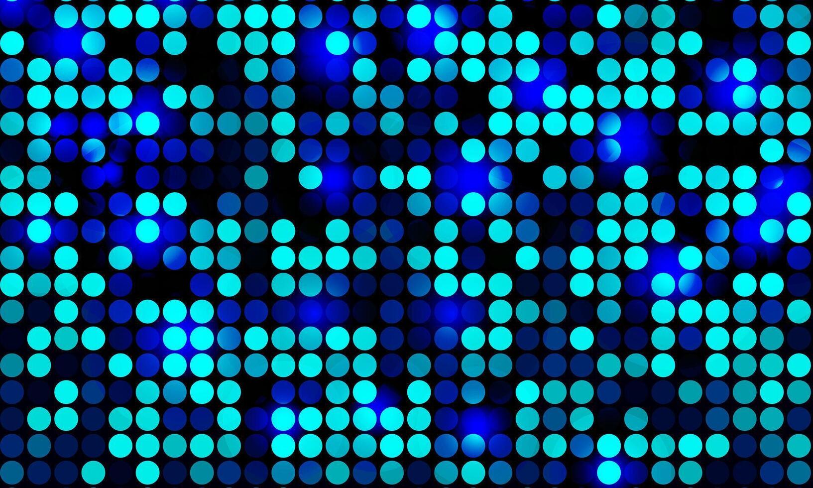 Abstract blue LED panel lights background. Beautiful sparks shine special light. Radiant lights grid. vector