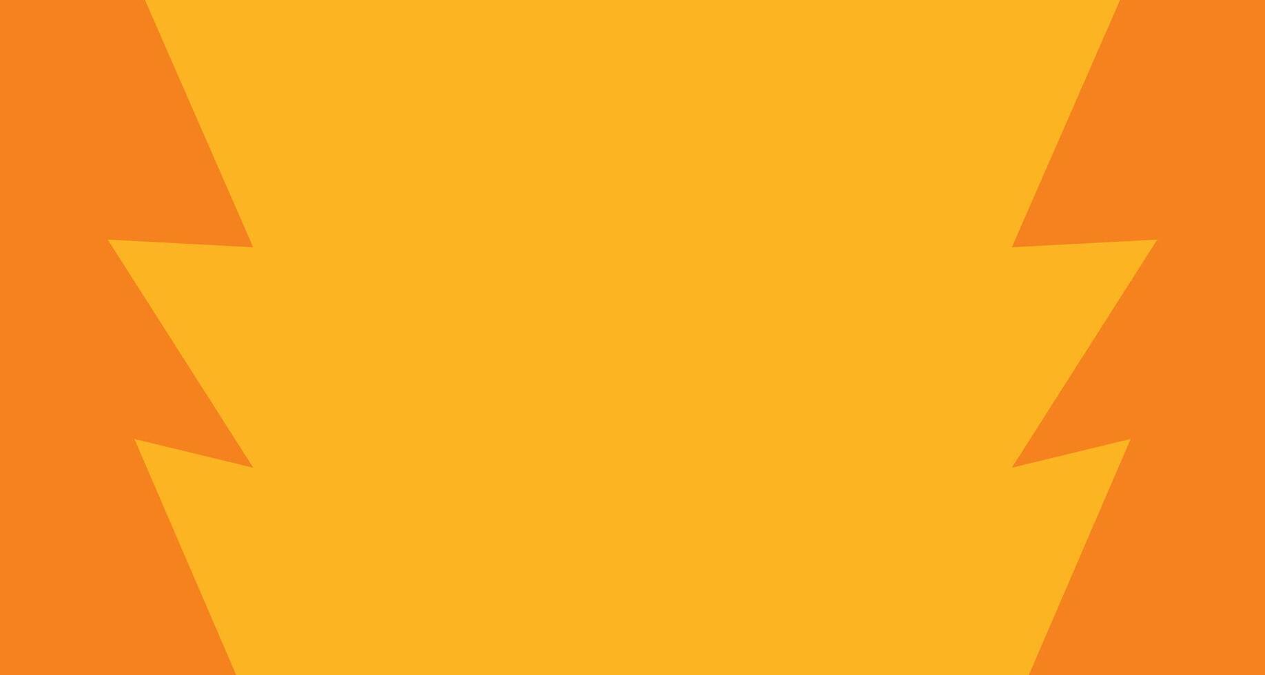 Background yellow flash or thunder unique design vector