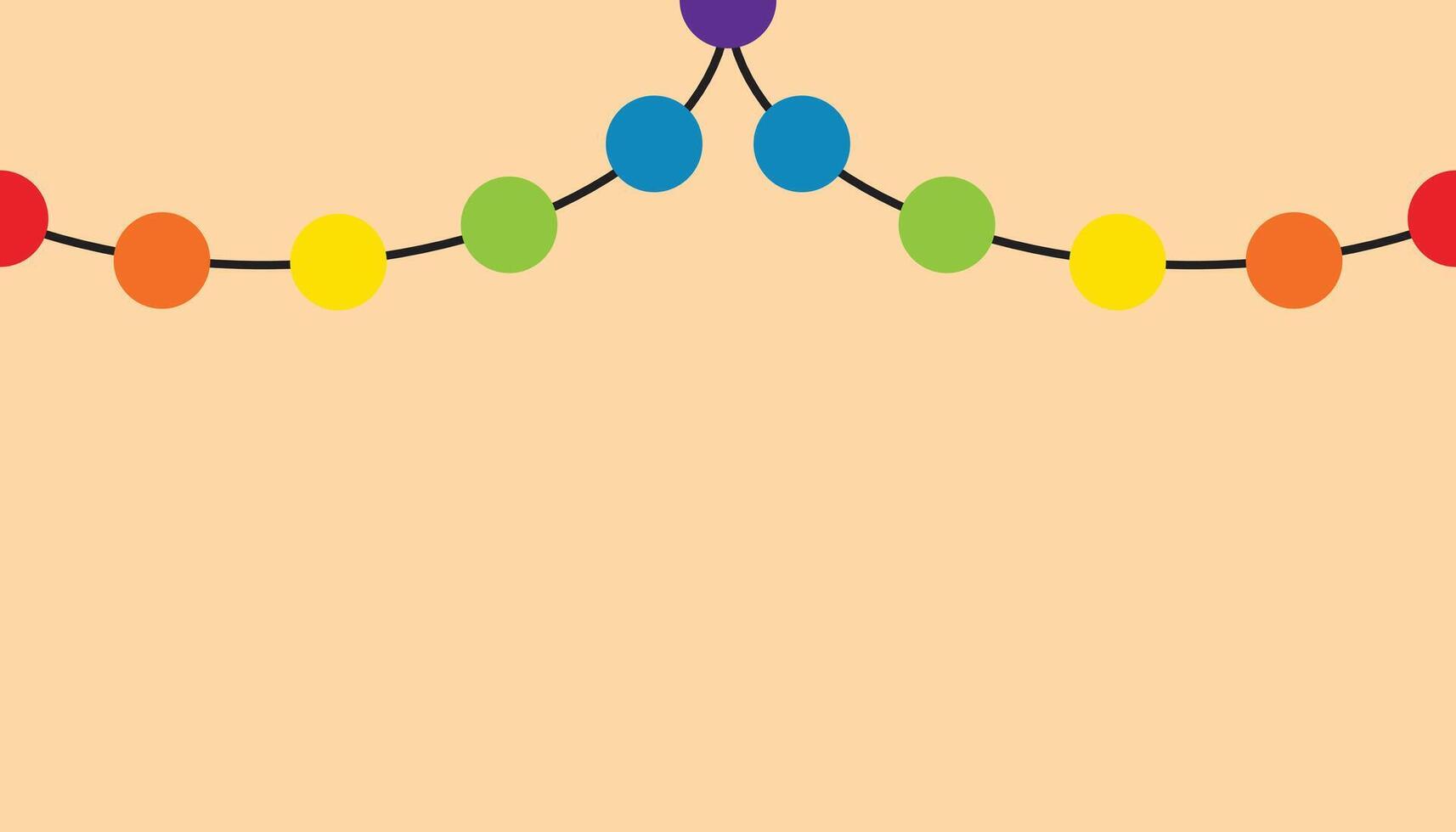 Illustration lamp with curve cable unique design vector