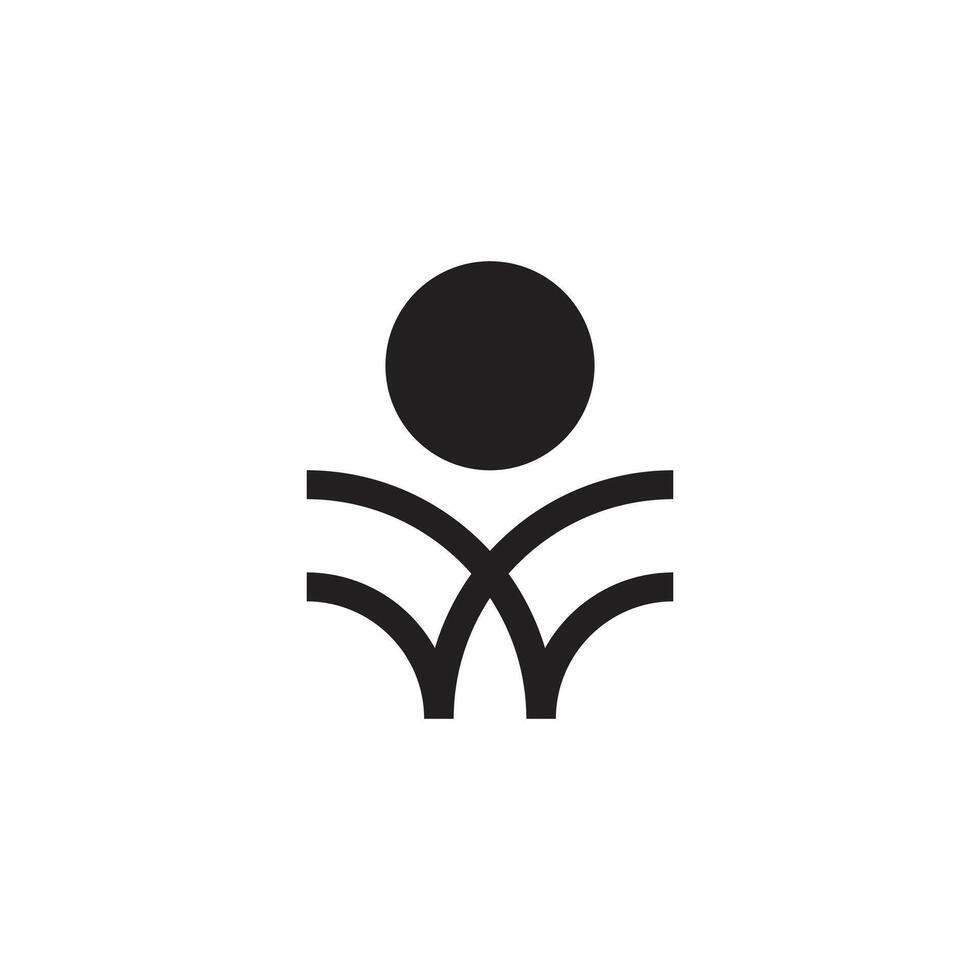 Logo plant nature vector