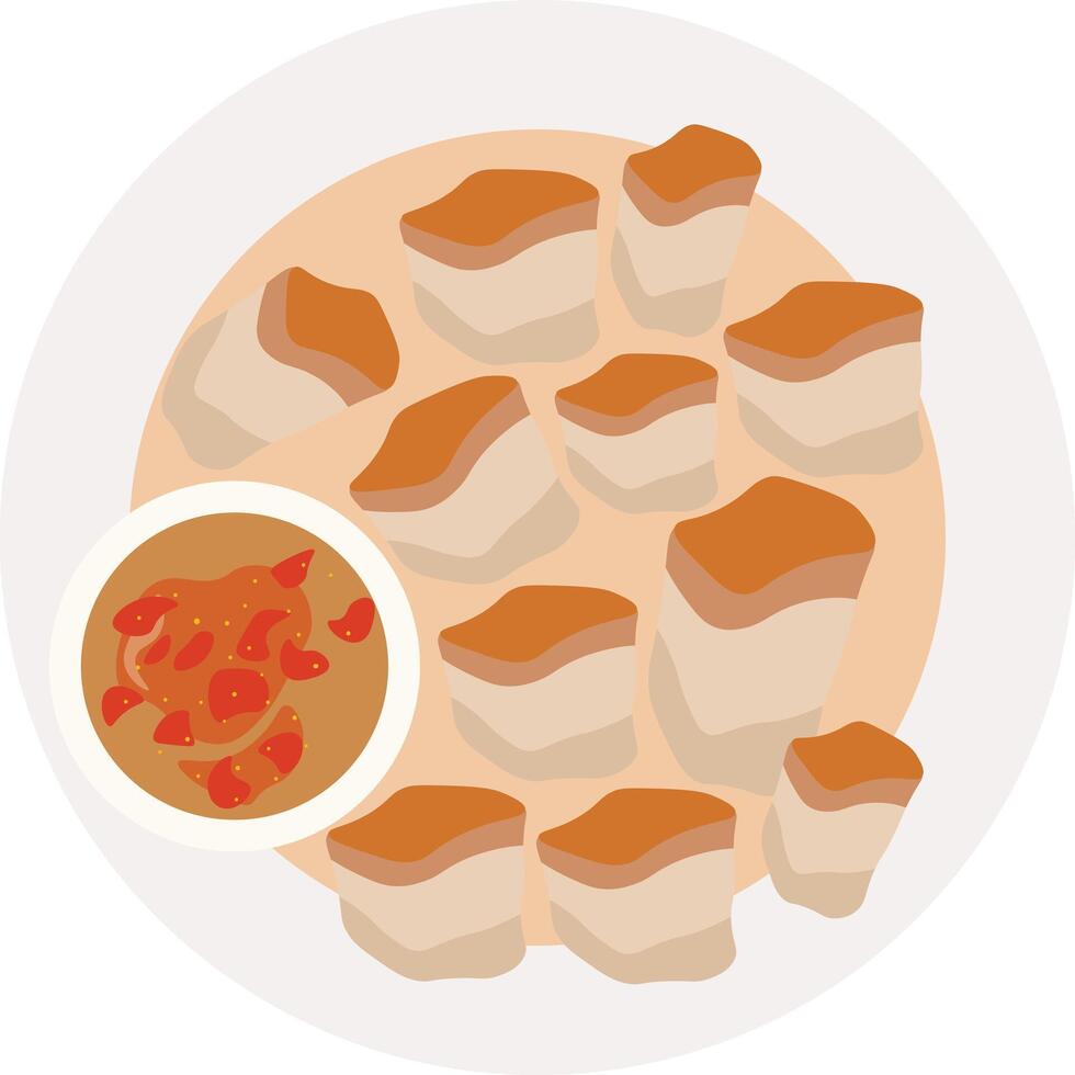 A Taste of the Philippines lechon vector