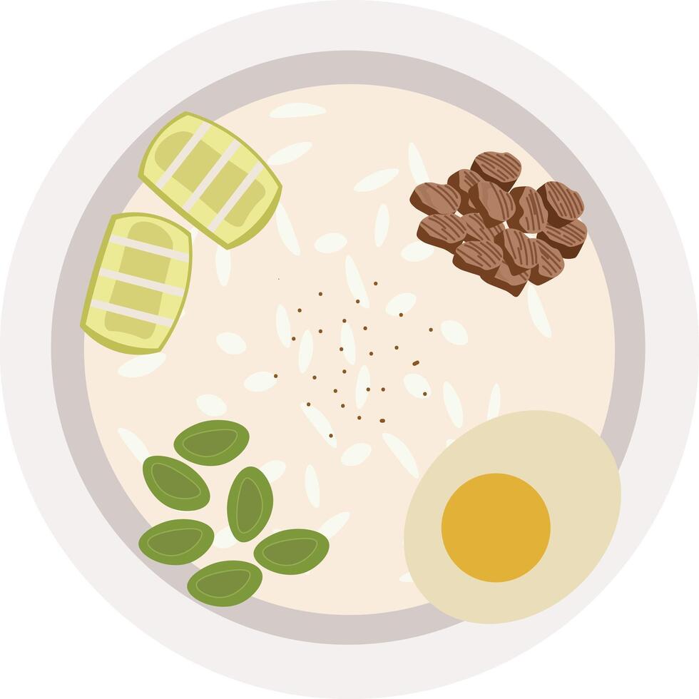 A Taste of the Philippines lugaw vector