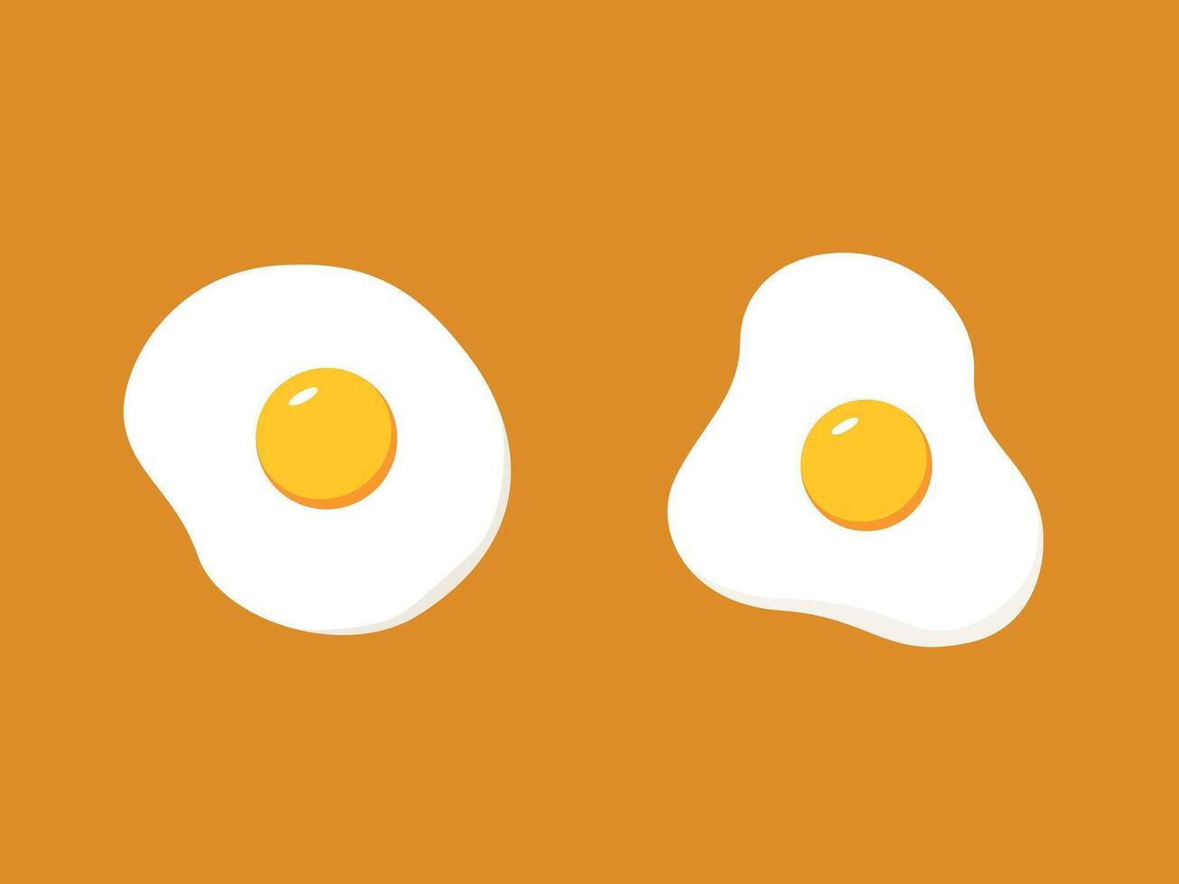 Fried egg icon. Omelet, Healthy food vector