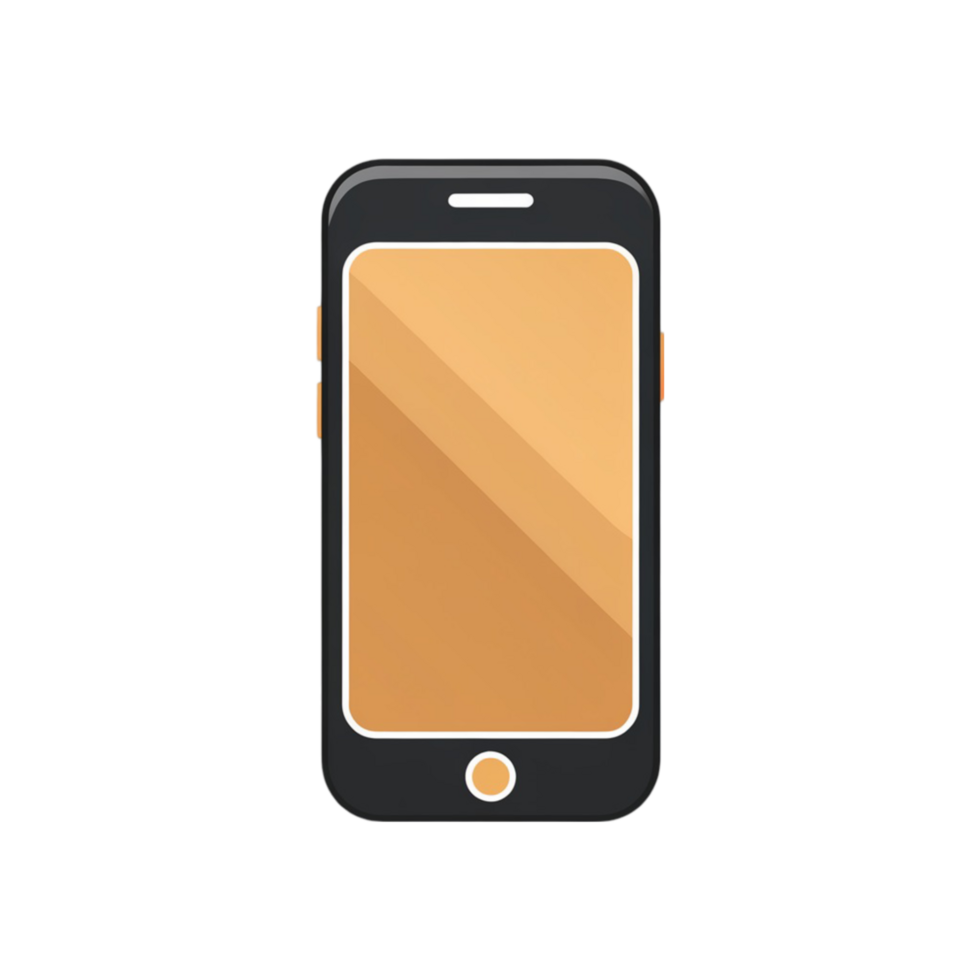 Stylish Smartphone Design Featuring a Sleek, Modern Aesthetics in a Minimalistic Style png