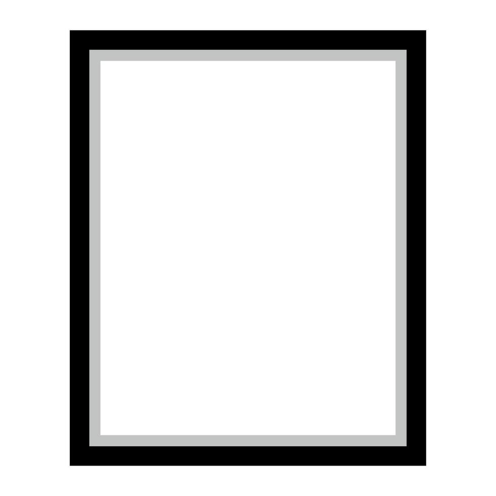 empty black frame for mockup vector