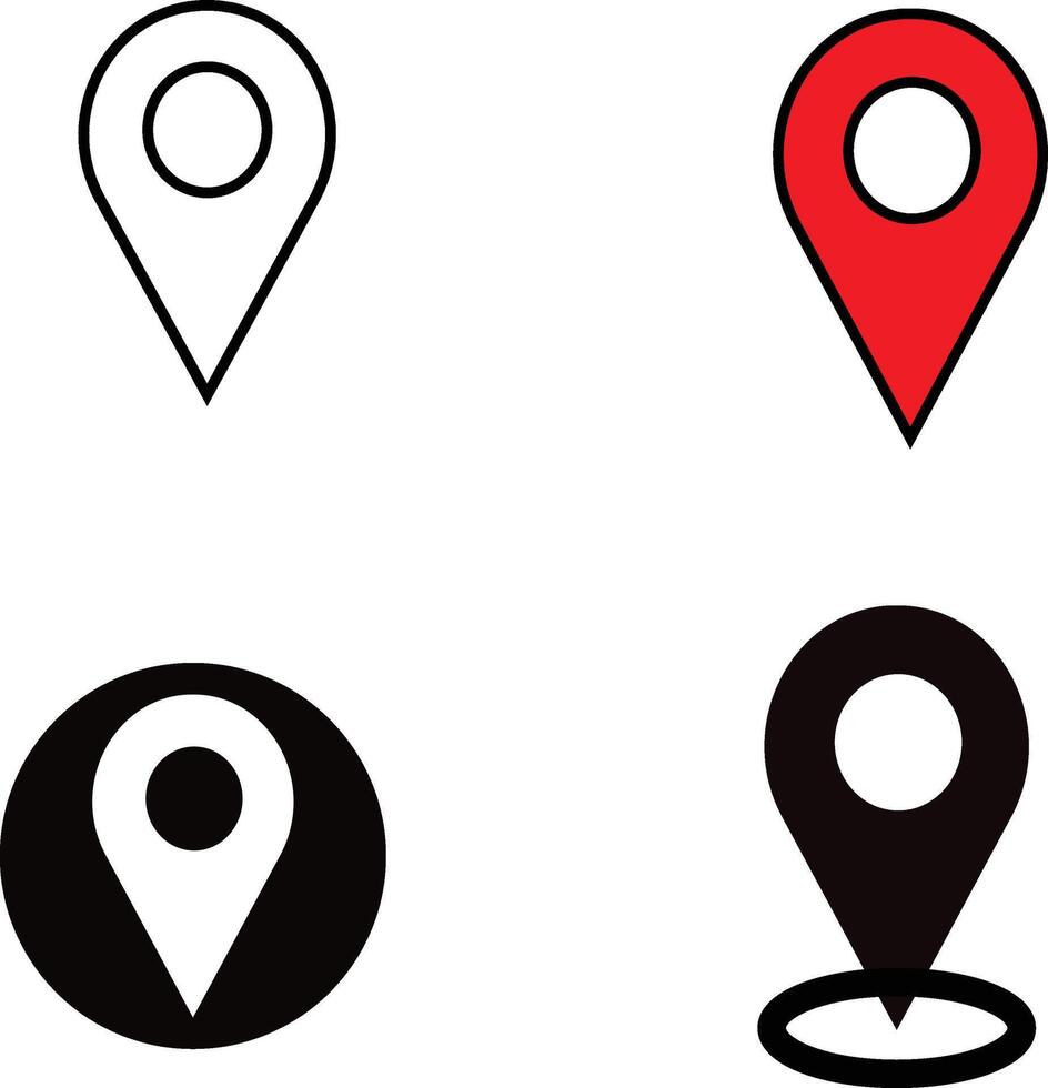 Location Icon Clip Art Free Download vector